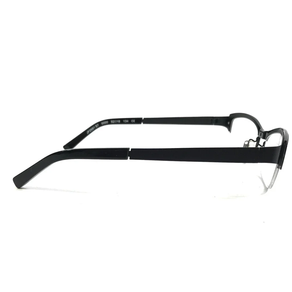 J.F. Rey Eyeglasses Frames JF2551 ST 0000 Black Asymetric Crystals 52-18-134
